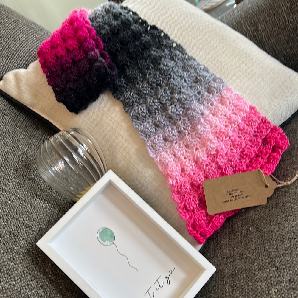 “All Smiles” A scarf just as unique as you are and made by hand in the USA!